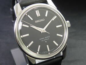 King Seiko/キングセイコー KS セカンドモデル Ref.44-9990 Cal.44A ブラック 手巻 オーバーホール/新品仕上済 1967年製造