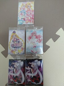 プリキュア　カード　ウエハース9 MR プリキュアオールスターズ　5枚セット　未開封