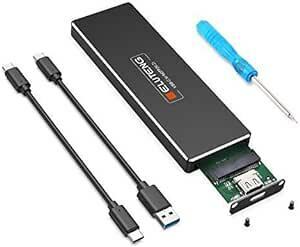 ELUTENG M.2 SSD 外付けケース SATA B key/B+M keyのみ対応 5Gbps SATA ハードドライブケ
