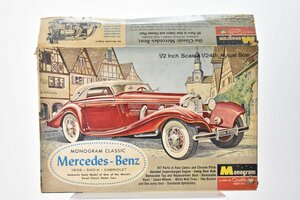 Monogram 1/24 1939 Mercedes-Benz 540-K CABRIOLET プラモデル 未組立?[モノグラム][メルセデスベンツ][クラシックカー][レトロ][当時物]H