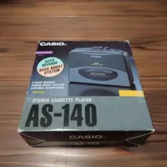 希少新品未使用 CASIO AS-140 ヘッドホンステレオ