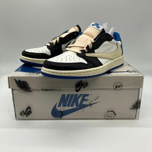 【24cm】新品 TRAVIS SCOTT FRAGMEMT NIKE AIR JORDAN 1 LOW OG SPトラヴィス フラグメント エアジョーダン ロー ブルー (DM7866-140) 4628