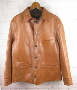 MFJ20617 FREEWHEELERS フリーホイーラーズ BRAKEMAN COAT ホースハイド レザー ブレーキマンコート 40 美品