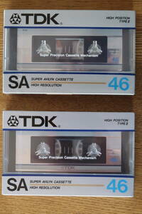 TDK SA46 ハイポジションカセットテープ　２本