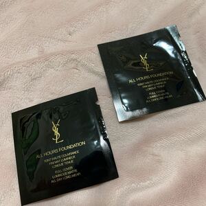 ★YSL イヴ・サンローラン★オールアワーズ リキッド LN7★ファンデーション★サンプル2個★お試し★試供品 ★トラベル★旅行★