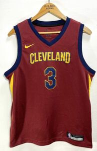 ■ 子供用 NIKE DRI-FIT ナイキ NBA ” CAVALIERS #3 THOMAS ” バスケ ユニフォーム 古着 サイズL メッシュ地 キャバリアーズ 観戦 ■