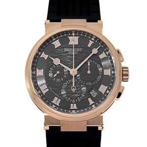 ブレゲ Breguet マリーン クロノグラフ 5527BR/G3/5WV グレー/ローマ文字盤 新品 腕時計 メンズ