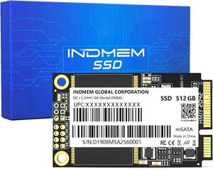 ◎INDMEM DMMS mSATA SSD 512GB　中古美品