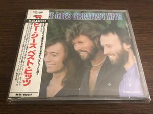 【シール帯】「ビー・ジーズ・ベスト・ヒッツ」日本盤 旧規格 P30W 20003 消費税表記なし 帯付属 Bee Gees Greatest Hits