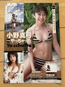 ○ 小野真弓 写真集広告 雑誌 切り抜き 1P/27647