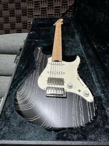 ESP SNAPPER-AS【Black w/White Filler】 ハードケース付