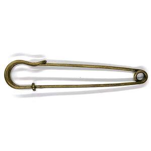 大型 安全ピン ブロンズカラー Large Safety Pin セーフティーピン