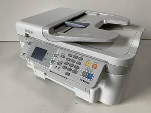 ⑤u501◆EPSON エプソン◆インクジェットプリンター PX-M740F C481D 白 2015年製 インク型番 E-BK75XL/E-C75XL/E-M75XL/E-Y75XL 通電OK