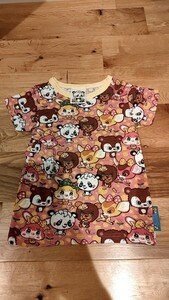 美品　GRAND　GROUND　グラグラ　 １００センチ 半袖　Tシャツ　キッズ　子供服　かわいく　動物柄　保育園　幼稚園　お出かけ　洗い替え