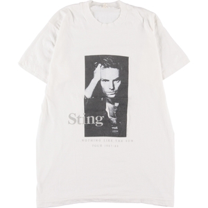 古着 80年代 STING スティング ...NOTHING LIKE THE SUN TOUR 1987-88 バンドTシャツ バンT メンズS ヴィンテージ /eaa335350 【SS2309】