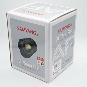 新品 SAMYANG AF 75mm F1.8