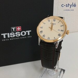 N630a [動作品] TISSOT ティソ 腕時計 ゴールド×ブラウン クラシックドリームクォーツ T129.410.26.263.00 | ファッション小物 N