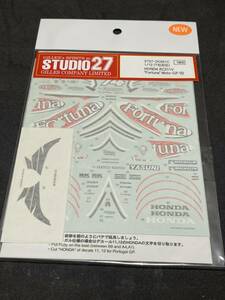 【STUDIO27】 スタジオ27　2002年RC211V用　フォルテュナ・Fortuna Motogp デカール