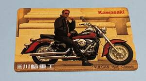 未使用 テレホンカード kawasaki VULCAN 1500 Classic 川崎重工