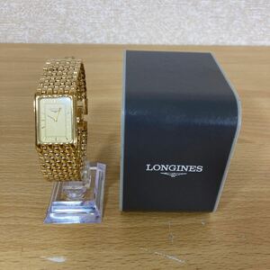 LONGINES ロンジン ゴールド153-SWISS-7287 純正ベルト クォーツ QZ メンズ 腕時計 時計 4 シ 5679