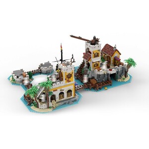 [新作] LEGO互換 ポートロイヤルの港 リメイク インペリアル トレーディングポスト 4531ピース