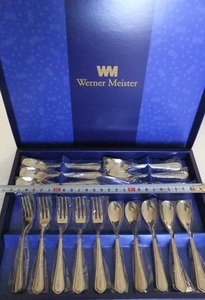 Werner Meister ウェルナーマイスター カトラリー 16pcsセット ステンレス スプーン フォーク アイスクリーム バター 未使用 