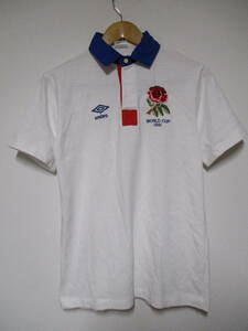 UMBRO アンブロ ラグビー 1991ワールドカップ イングランド代表 ラガーシャツ Lサイズ