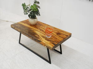 定額・未使用・アウトレット・送料無料・現品限り・１点もの・一枚板・天然木・センターテーブル・ハンドメイド・日本製