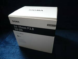 ★新品★　SIGMA 24-70mm F2.8 DG DN Art ソニー E