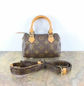 LOUIS VUITTON MONOGRAM PATTERNED M41534 TH1901 MINI SPEEDY 2WAY SHOULDER BAGルイヴィトンミニスピーディモノグラムショルダーバッグ