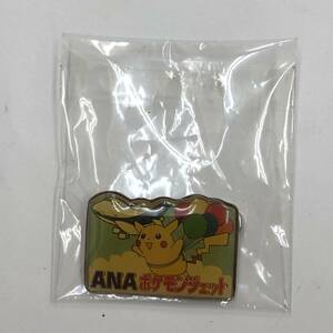 [グッズ] 非売品「バッジ：ANA ポケモンジェット」 全日空 ポケットモンスター：ピカチュウ ピンバッチ コレクション