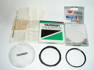 5794●● TAMRON CLOSE-UP ADAPTOR LENSE for 28-200mm/3.8-5.6（Model/A9FB）+ Kenko MC PROTECTOR 72mm、●