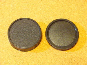 Leica ライカ Leica Rマウント用 キャップset (未使用品) 社外品/Rマウント・Rボディーキャップ