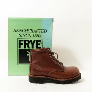 Timberland ティンバーランド FRYE フライ レザー レースアップブーツ 靴 6 革 ダークブラウン 茶色 アウトドア アメカジ