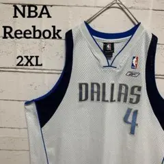 【ビックサイズ2XL】NBA リーボック　バスケタンクトップ　USA古着　刺繍