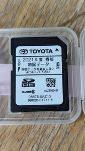 トヨタ純正ナビ 地図SDカード NSZT-W62G ／ NSZT-Y62G 2021年 春版
