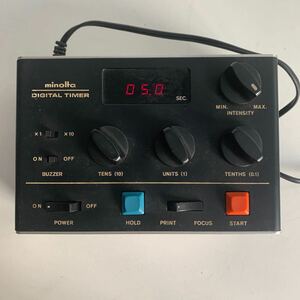 MINOLTA ミノルタ DIGITAL TIMER デジタルタイマー カメラ 光学機器 暗室用品 通電確認済み 現状品 ジャンク