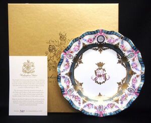 希少 ロイヤル クラウンダービー バッキンガムパレス プレート 20ｃｍ 限定500点 金彩22K Royal Crown Derby LIMITED EDITION RCD-LE-1