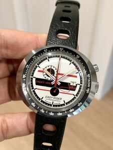 HEUER ホイヤー JACKY ICKX ジャッキー イクス 手巻きクロノグラフ 腕時計 EASY-RIDER イージーライダー デイト TROPIC 18mm トロピック