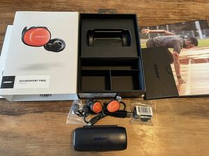 ジャンク　Bose SoundSport Free wireless headphones 完全ワイヤレスイヤホン オレンジ