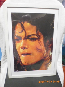 マイケル　ジャクソン　Michael Jackson ポスター額付き　