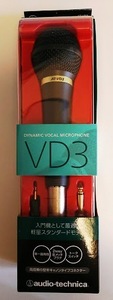 ダイナミック型ボーカルマイクロフォンAT-VD3☆USED(中古)品