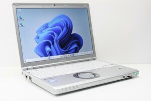 1円スタート ノートパソコン Windows11 Panasonic レッツノート CF-SZ6 第7世代 Core i5 SSD256GB メモリ8GB 12.1 Windows10 カメラ