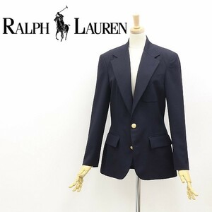 国内正規品◆RALPH LAUREN ラルフ ローレン 金釦 紺ブレザー ジャケット ネイビー 7