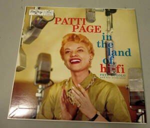 LPレコード　パティ・ペイジ Patti Page イン・ザ・ランド・オブ・ハイ・ファイ In the Land of HiFi　