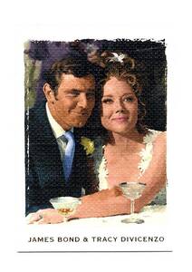 James Bond Art & Images of 007 Chase Card 6 #288/375 JAMES BOND&TRACY DIVICENZO 