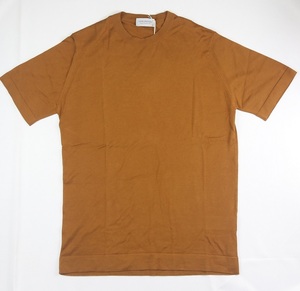 新品 John Smedley　ジョンスメドレー 最高級シーアイランドコットン　Tシャツ Mサイズ GINGER