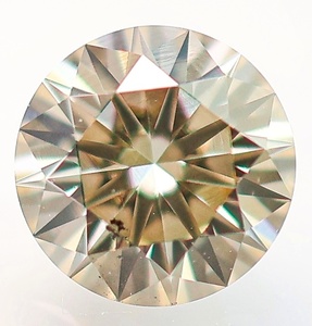 【100円～】0.550ct 天然ダイヤ LIGHT BROWN (ナチュラルカラー)SI1 VERY GOOD！