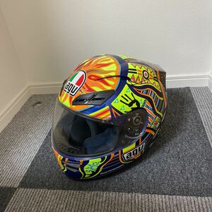 AGV AF-1 AF1 FIVE CONTINENTS バレンティーノ・ロッシレプリカ フルフェイス ヘルメット Mサイズ バイク (59)