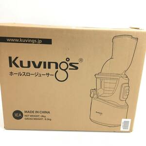 1スタ 未開封 Kuvings クビンス ホールスロージューサー/JSG-82S（RED) 未使用 赤 24d菊E 